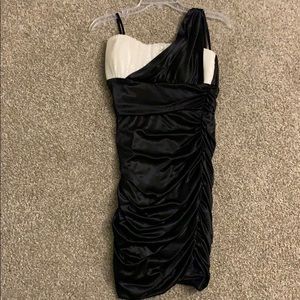 Black and white dress